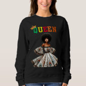 Nubische Koningin: Flyness Dames sweatshirt (Voorkant)