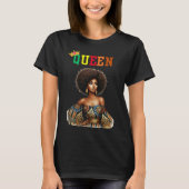 Nubische Koningin: Klasse Dames T-Shirt (Voorkant)