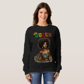Nubische Koningin: Klasse vrouwen sweatshirt (Voorkant volledig)