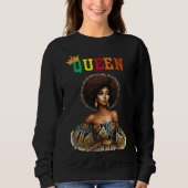 Nubische Koningin: Klasse vrouwen sweatshirt (Voorkant)