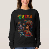 Nubische Koningin: Ontdek Dames sweatshirt (Voorkant)