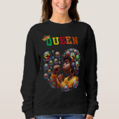 Nubische Koningin: Power Women's trui (Voorkant)