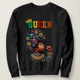 Nubische Koningin: Scherp dames sweatshirt