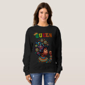 Nubische Koningin: Scherp dames sweatshirt (Voorkant volledig)
