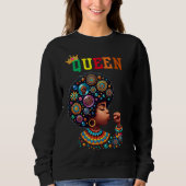Nubische Koningin: Scherp dames sweatshirt (Voorkant)