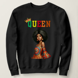 Nubische Koningin: Schoonheid Dames sweatshirt
