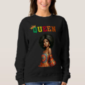 Nubische Koningin: Schoonheid Dames sweatshirt (Voorkant)