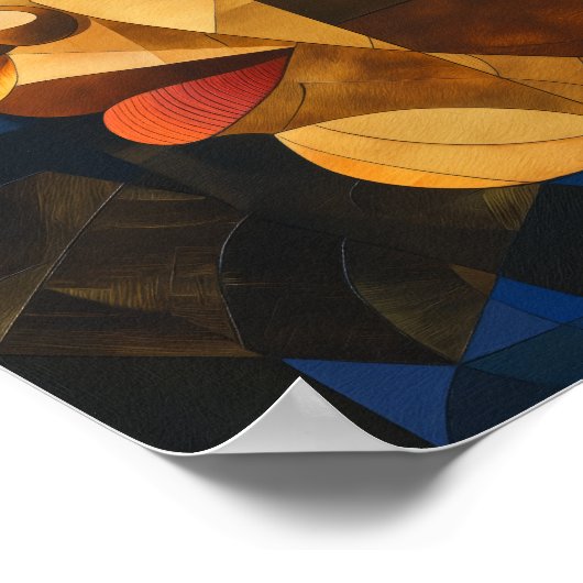 Nubische nuance: een mozaïek van majesteit poster (Hoek)