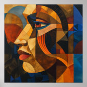 Nubische nuance: een mozaïek van majesteit poster (Voorkant)