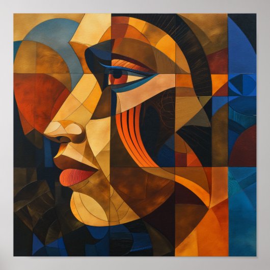 Nubische nuance: een mozaïek van majesteit poster (Voorkant)