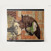 Nubische religieuze kunstdruk wandkleed (Voorkant (horizontaal))