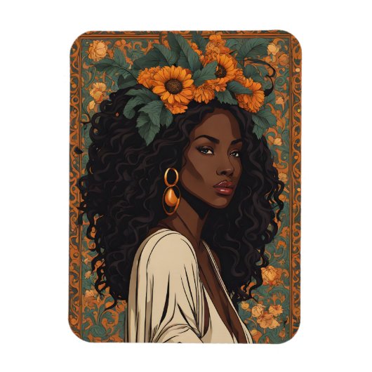 Nubische Swag 4 Magneet (Verticaal)