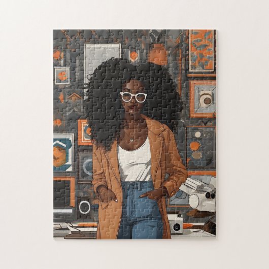 Nubische Swag Legpuzzel (Verticaal)