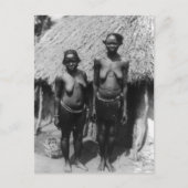 Nubische vrouwen staan voor Hut Briefkaart (Voorkant)