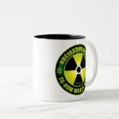 Nuc Med Tech Tweekleurige Koffiemok (Voorkant rechts)