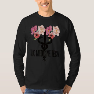 NUC Med Technoloog Caduceus Nucleaire Geneeskunde T-shirt