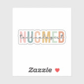 NUC Med Technoloog, Nucleaire geneeskunde Techs Ge Sticker (Vel)