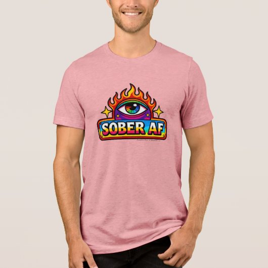 Nuchter AF - Tri-Blend Shirt (Voorkant)