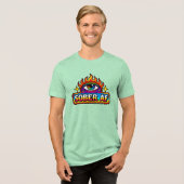 Nuchter AF - Tri-Blend Shirt (Voorkant volledig)