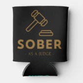 Nuchter als een rechter - Gold Gavel Water Cooler (Voorkant)