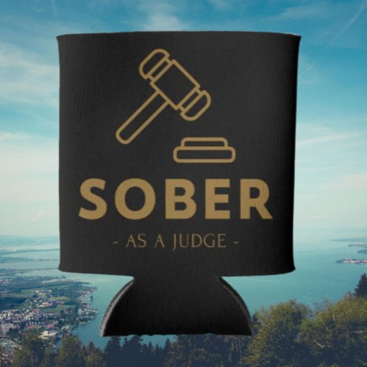 Nuchter als een rechter - Gold Gavel Water Cooler