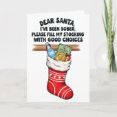 Nuchter Feestdagen Kaart (Voorkant)