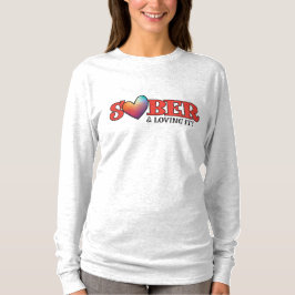 Nuchter & Liefhebben! voor Valentijnsdag T-shirt