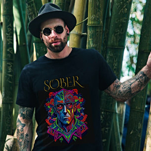 Nuchter - Prog Rock Psychedelische Portret T-Shirt