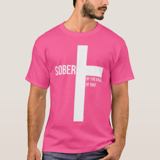 Nuchter voor Jezus Door de genade Gods Kruis Nucht T-shirt