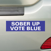 NUCHTER WORDEN BUMPERSTICKER (Op auto)