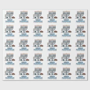 Nuchtere Jood Hanukkah Lit Zonder De Alcoholische Cadeaupapier
