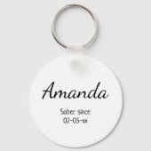  nuchterheid aandenken we herstellen sleutelhanger (Achterkant)