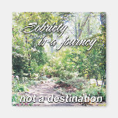 nuchterheid is een reis magneet (Voorkant)