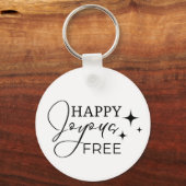 nuchterheid Keepsake Happy Joyous Gratis Sleutelhanger (Voorkant)