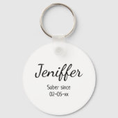  nuchterheid sleutelhanger (Achterkant)