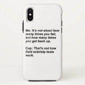 Nuchterheidstest Case-Mate iPhone Case (Achterkant)