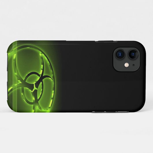 Nucleair Biohazard Abstract iPhone 4 Case (Achterkant (horizontaal))