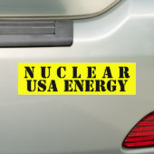 NUCLEAIR BUMPERSTICKER (Op auto)