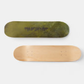 Nucleair - Groen thema Gepersonaliseerd Persoonlijk Skateboard (Horizontaal)
