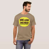 Nucleair ingenieur Buttonnen T-shirt (Voorkant volledig)