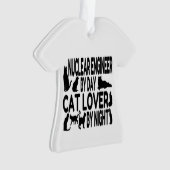 Nucleair ingenieur Cat Lover Ornament (voorkant)
