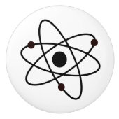 Nucleair MCM modern Abstract atoomkunstmatig Keramische Knop (Voorkant)