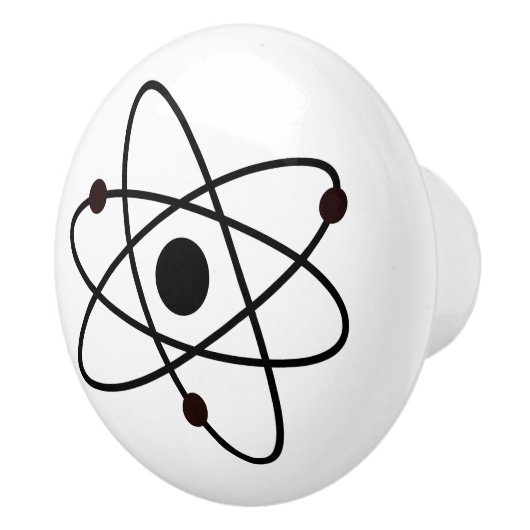 Nucleair MCM modern Abstract atoomkunstmatig Keramische Knop (Rechts)