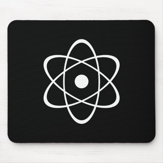 Nucleair Pictogram Mousepad Muismat (Voorkant)