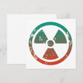 Nucleair radioactief teken (Voorkant / Achterkant)