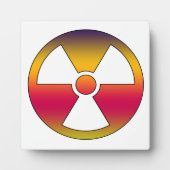 Nucleair radioactief teken fotoplaat (Voorkant)