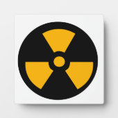 Nucleair radioactief teken fotoplaat (Voorkant)