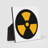 Nucleair radioactief teken fotoplaat (Voorkant)