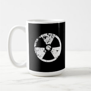 Nucleair radioactief teken koffiemok