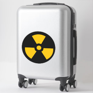 Nucleair radioactief teken sticker